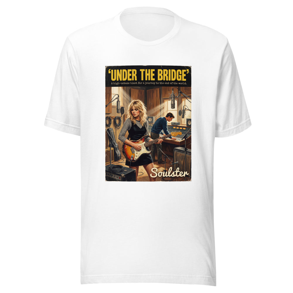 Soulster premium studio edition graphic t-shirt inspired by the timeless music legacy of Under The Bridge.