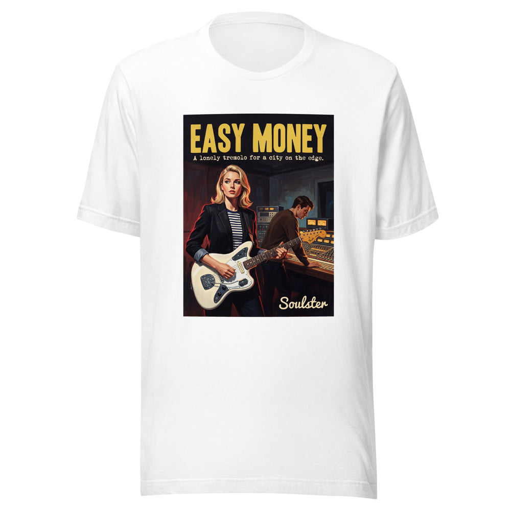 Soulster premium studio edition graphic t-shirt inspired by the timeless music legacy of Easy Money.