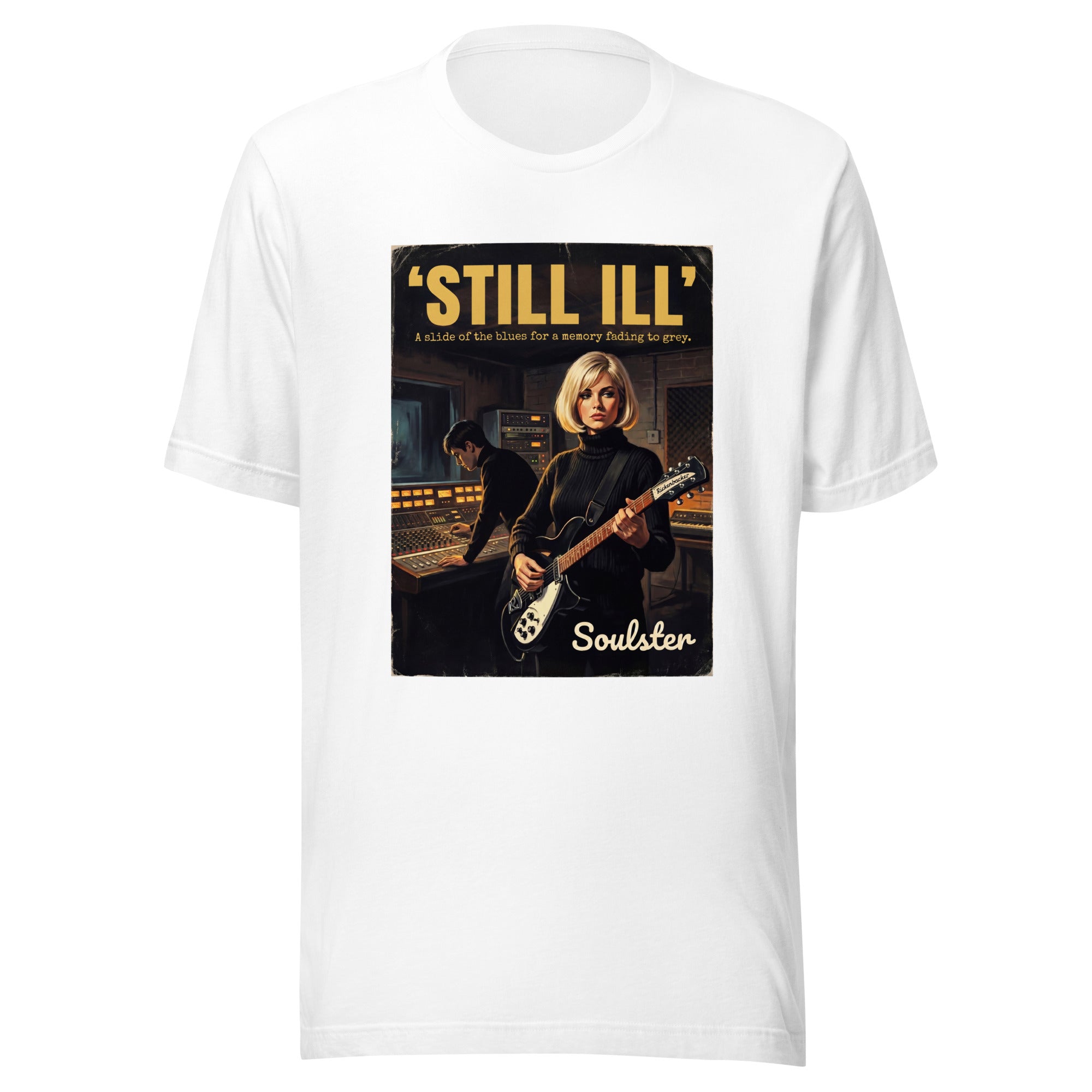 Soulster premium studio edition graphic t-shirt inspired by the timeless music legacy of Still Ill.