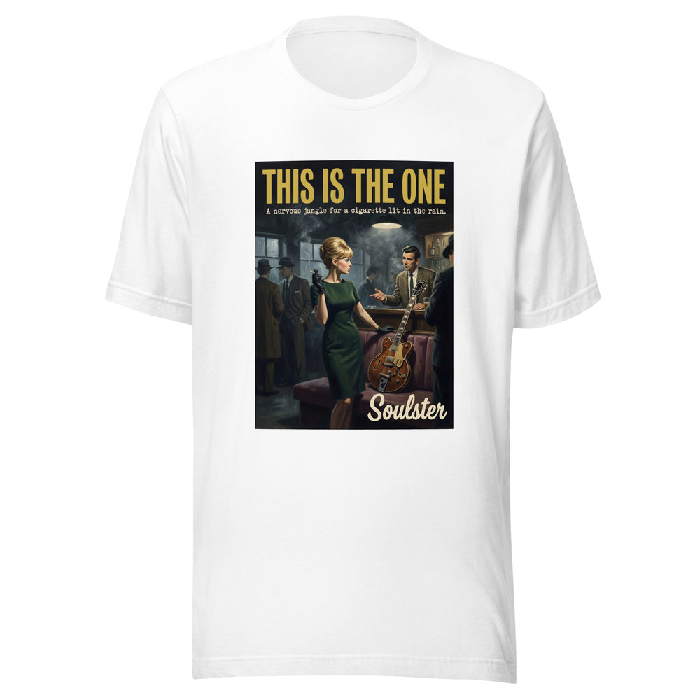 Soulster premium studio edition graphic t-shirt inspired by the timeless music legacy of This Is The One T-Shirt - Paperback Edition.