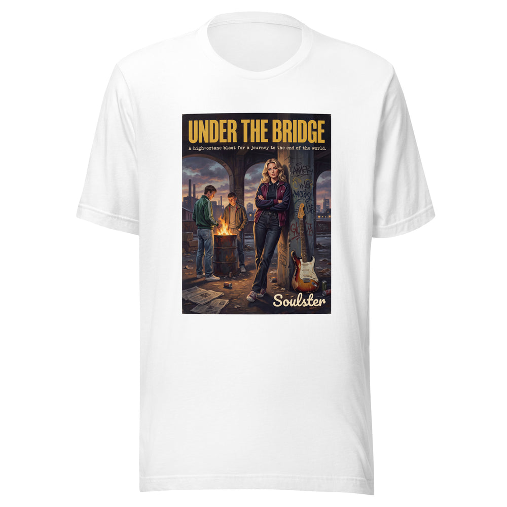 Soulster premium studio edition graphic t-shirt inspired by the timeless music legacy of Under The Bridge T-Shirt - Kitchen Sink Edition.