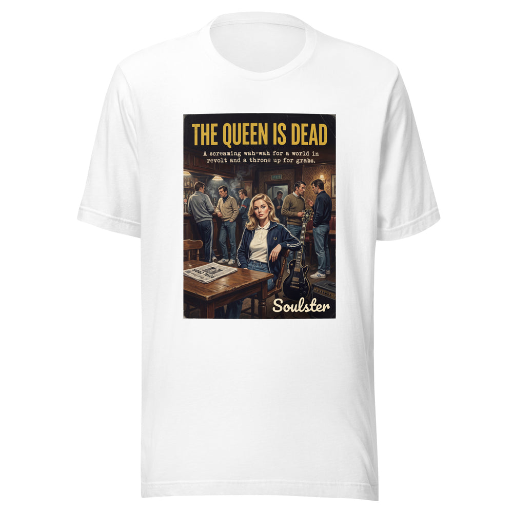 Soulster premium studio edition graphic t-shirt inspired by the timeless music legacy of The Queen Is Dead T-Shirt - Kitchen Sink Edition.