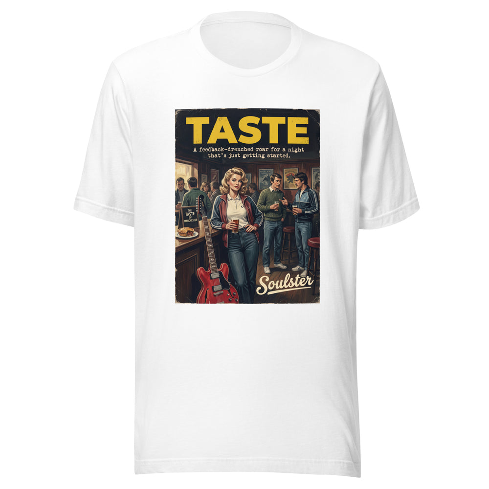 Soulster premium studio edition graphic t-shirt inspired by the timeless music legacy of Taste T-Shirt - Kitchen Sink Edition.
