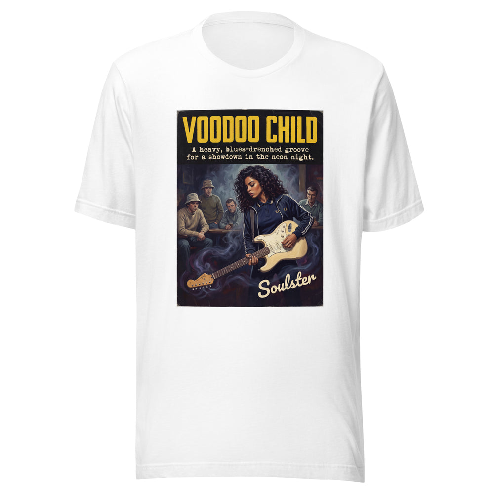 Soulster premium studio edition graphic t-shirt inspired by the timeless music legacy of Voodoo Child T-Shirt - Kitchen Sink Edition.