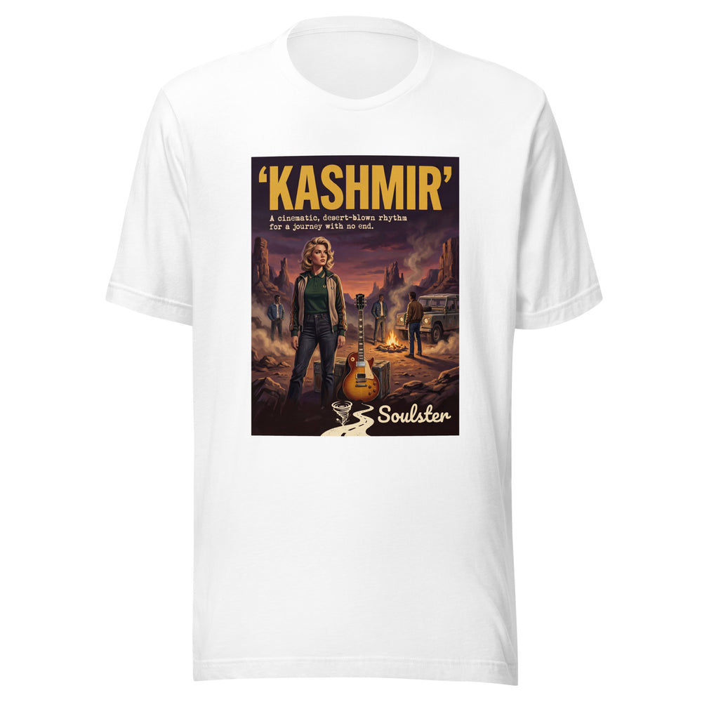 Soulster premium studio edition graphic t-shirt inspired by the timeless music legacy of Kashmir T-Shirt - Kitchen Sink Edition.