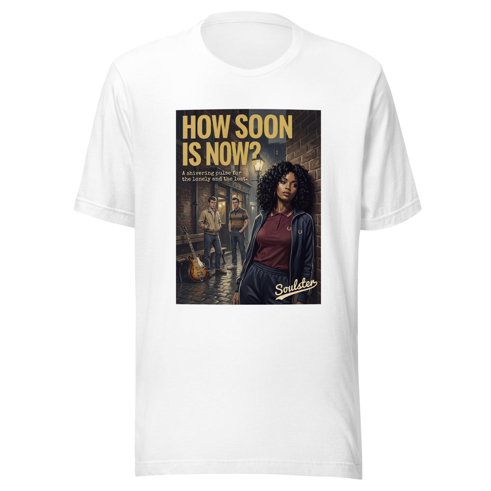 Soulster premium studio edition graphic t-shirt inspired by the timeless music legacy of How Soon Is Now T-Shirt - Kitchen Sink Edition.