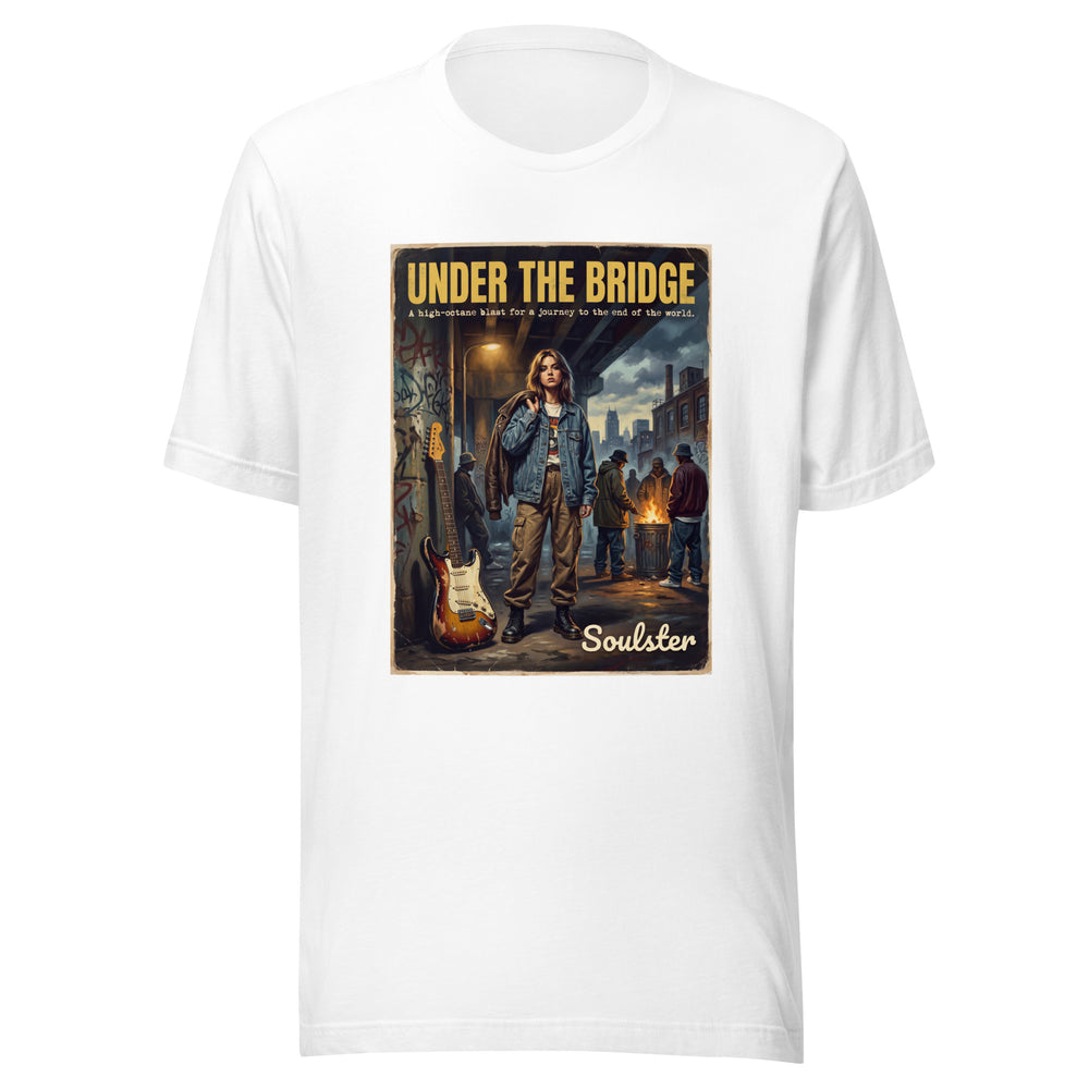 Soulster premium studio edition graphic t-shirt inspired by the timeless music legacy of Under The Bridge T-Shirt - Northern Life Edition.