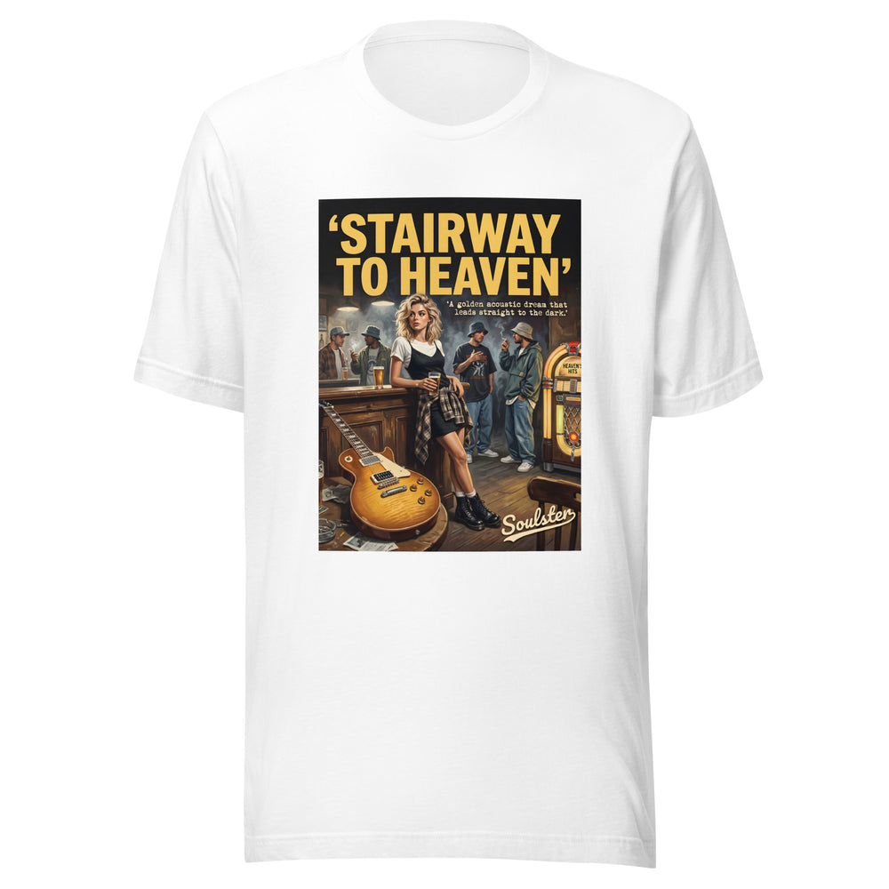 Soulster premium studio edition graphic t-shirt inspired by the timeless music legacy of Stairway To Heaven T-Shirt - Northern Life Edition.