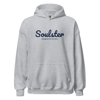 Official Soulster premium hoodie featuring vintage alternative music brand graphic styling.