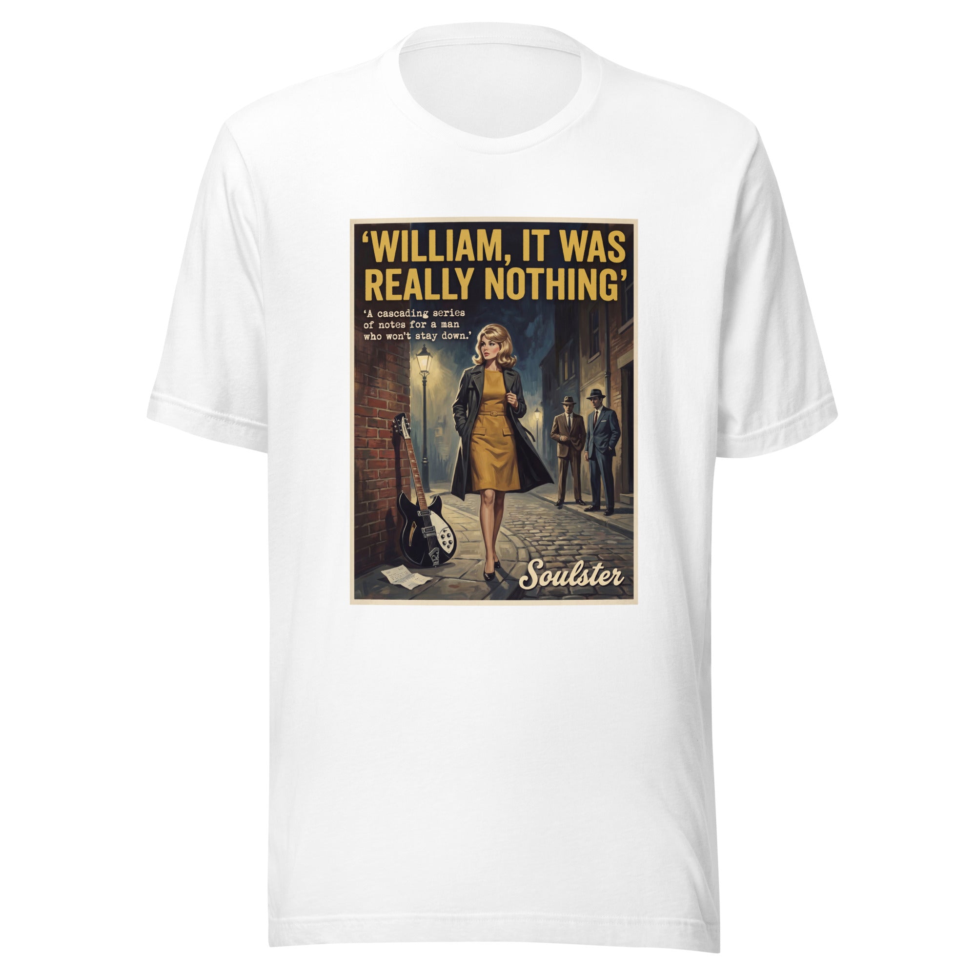 Soulster premium studio edition graphic t-shirt inspired by the timeless music legacy of William It Was Really Nothing T-Shirt - Paperback Edition.