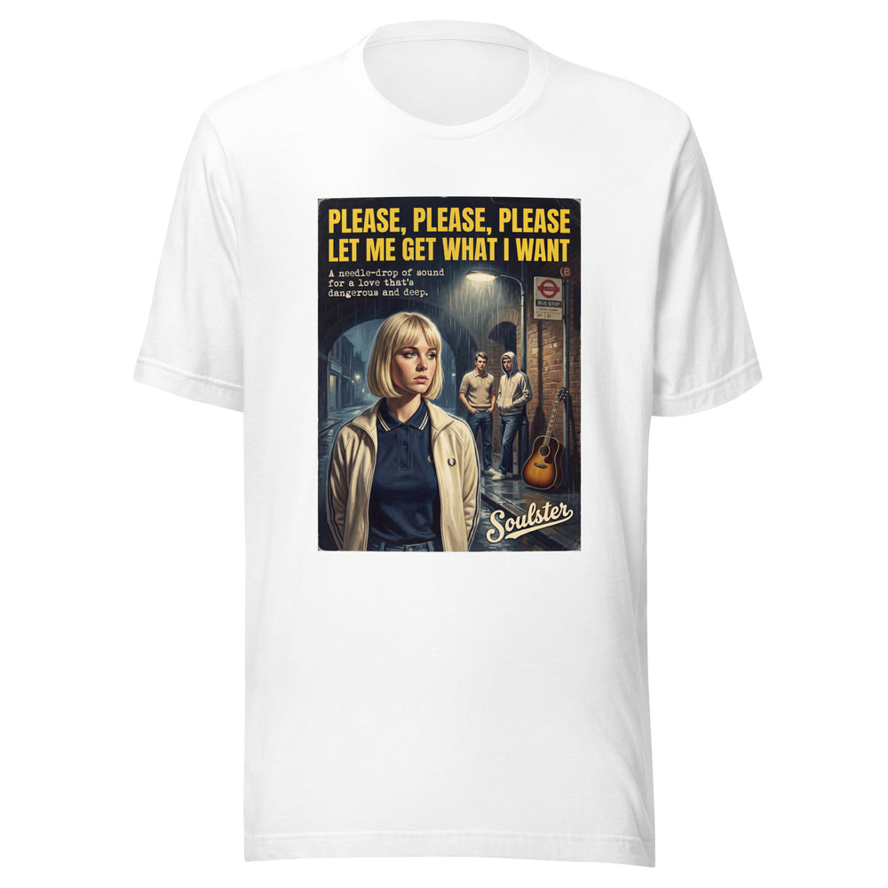 Soulster premium studio edition graphic t-shirt inspired by the timeless music legacy of Please, Please, Please Let Me Get What I Want T-Shirt - Kitchen Sink Edition.